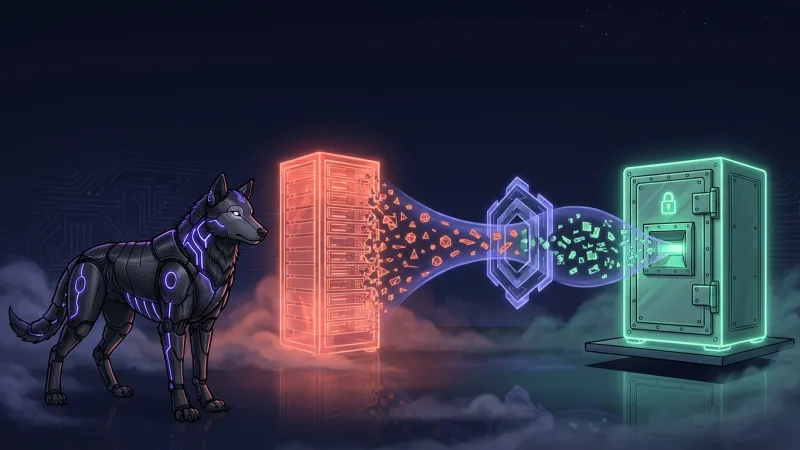 Encrypted off-site backups